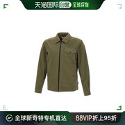 美国直邮woolrich男士，外套夹克男装拉链军，绿色大衣衬衫