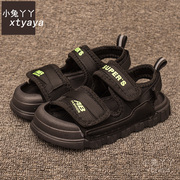 小中大童夏韩版儿童机能凉鞋男女童运动凉鞋沙滩鞋透气软底包头鞋