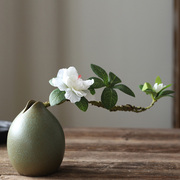创意水养植物花瓶摆件，客厅插花简约复古陶瓷，干花装饰禅意花器欧式