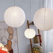 北欧纸灯圆球特大非宣纸日式民宿卧室客厅商场白色纸灯笼灯罩