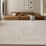 现代简约地毯客厅茶几毯地垫咖色极简混纺，暖色防水抗污轻奢奶油风
