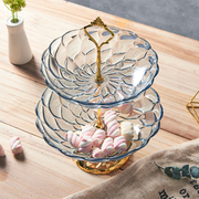 欧式水果盘客厅零食盘子家用现代糖果盘创意茶几摆件时尚干果盘