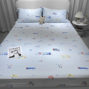 纯天丝单件床笠卡通双面真丝裸睡床单床罩床垫罩床套防滑1.5/1.8m