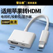 适用于苹果macbook电脑HDMI同屏线iPad投影仪MINI转换器DP转接14PRO手机连接电视USB显示器VGA线雷电13拓展坞