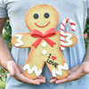 圣诞场景布置装饰姜饼人摆饰拍摄道具面包土饼干人挂吊饰儿童礼物