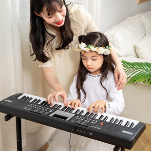 智能电子琴儿童功学者成年人，入门幼师专用多1能q6初键专业电钢88