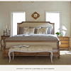 美式复古实木床双人床1.8米大床法式高端单人床1.5米婚床橡木定制