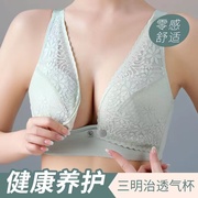 哺乳内衣夏季薄款孕妇文胸聚拢防下垂产后喂奶纯棉怀孕期专用胸罩