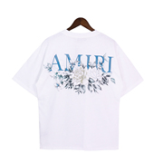 AMIRI 2023早秋男装系列 Logan 花朵字母棉质花卉印染短袖T恤
