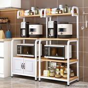 厨房置物架烤箱架橱柜微波炉架子调料架落地多层收纳架家用储物架
