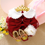 婴儿礼盒套装公主裙纯棉，衣服新生儿用品，送礼刚出生宝宝满月服