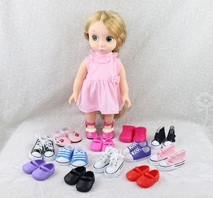 洋娃娃配件40cm沙龙娃娃，适用帆布鞋公主鞋娃娃鞋，女孩玩具满56