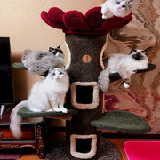 Camily猫爬架 太阳花猫树 猫咪城堡 猫的树 猫树猫窝定制