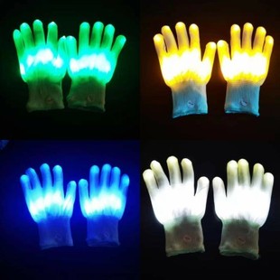 六一儿童节中秋国庆节日表演出儿童发光led手套适用中童小童演出