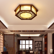 中式吸顶灯餐厅书房卧室复古典实木中国风走廊过道玄关工程茶楼灯