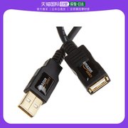 日本直邮Amazon Basics USB2.0延长数据线2.0米 TypeA公-Type