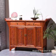 新中式老榆木边柜家用实木，榆木鞋柜储物柜靠墙，置物柜橱柜供应