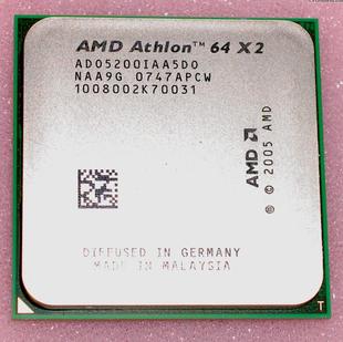 正式版AMD 速龙Athlon64 X2 5200B 5200+ AM2(940)双核CPU