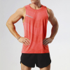 健身衣跑步运动套装男宽松速干上衣T恤无袖田径训练服马拉松背心