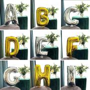 生日字母气球求婚用品节日布置装饰婚房生日字母铝膜套餐16寸