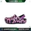 韩国直邮crocs运动沙滩鞋凉鞋crocs女經典豹紋拖鞋涼鞋2