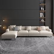 现代简约小户型可拆洗布艺沙发客厅网红棉麻直排北欧沙发组合意式