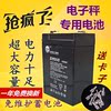 上海友声电子秤台称配件专用蓄电池4v6V4AH可充电蓄电瓶计价