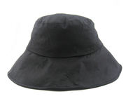 女士帽子大檐沙滩盆帽春夏，遮阳清凉太阳帽，薄款纯色棉质渔夫帽