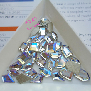 特精蓝月光异形钻铆钉，贴片饰品钻石日韩水晶玻璃，异形钻指甲粘