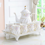 欧式水杯套装陶瓷高档客厅杯具家庭轻奢茶壶茶具，茶杯家用杯子套装