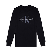 Calvin Klein/凯文克莱CK男士长袖T恤加绒纯棉衬衣圆领字母打底衫