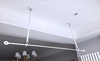日式隐形晾衣架神器家用室内阳台挂衣架伸缩晾衣杆横杆1.4米