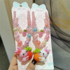 兔年韩版闪灯款手链儿童项链公主生日礼物可爱小兔宝宝首饰品套装