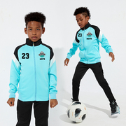儿童足球训练服男童，秋冬季长袖外套定制球衣运动队服足球运动套装