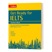 送音频雅思预备教程 学生用书 含音频 英文原版Collins Get Ready for IELTS Student's Book柯林斯准备雅思课程 进口英语书籍