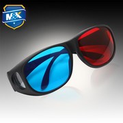 美匡高清3D立体眼镜红蓝3D眼睛电脑电视近视通用 暴风影音专用