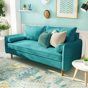 北欧沙发小户型客厅整装乳胶双人沙发三人布艺沙发简约现代可拆洗