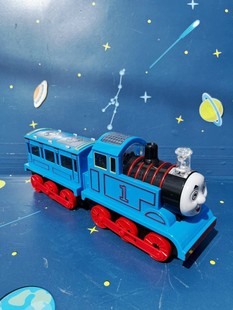 儿童益智男孩1岁3岁灯光音乐万向轮复古小火车绿色列车高铁玩具车