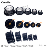 Canville MF-A01/2/3/4/5 音量 旋帽 WH148 RV24 电位器 旋钮全铜
