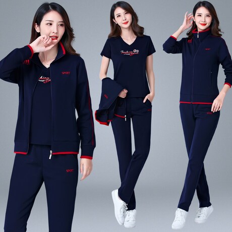 秋季运动套装女款棉