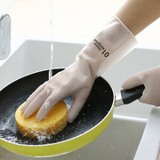洗碗手套女加绒厨房家用神器家务洗衣服橡胶，防水耐用加厚胶皮清洁