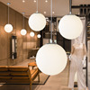 简约现代吧台服装店餐厅圆球泡泡，吊灯过道灯，创意个性球形橱窗灯具