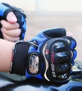 PRO-BIKER防滑防护半指手套户外赛车越野摩托车手套透气骑行手套