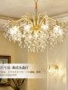 轻奢美式水晶吊灯现代简约欧式法式客厅灯，卧室创意艺术树枝灯具