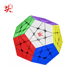 大雁五魔方proml二代磁力12面体，异形三阶实色高端顺滑益智力玩具