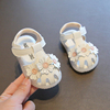 夏季女宝宝公主鞋子1一2岁女童，凉鞋儿童软底学步鞋婴儿防滑小童鞋