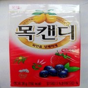 韩国糖 乐天水果糖 韩国乐天草莓润喉糖 蓝莓润喉糖 利咽糖 38克