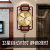 新中式挂钟家用客厅中国风，万年历(万年历)钟表，挂墙静音创意石英钟轻奢时钟