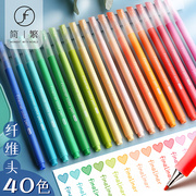 莫兰迪色系彩色中性笔套装做记笔记的学生用手帐文具专用彩笔多色有不同颜色水笔日系一套果汁创意手账笔按动