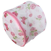 玫瑰花语折叠式文胸护洗袋玫印花带，支架内衣洗衣袋
